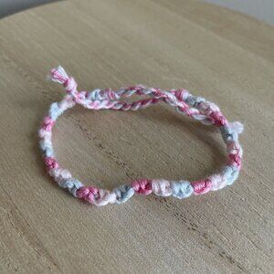 Jasper Bracelet, anklet, trendy, comfortable, tie, embroidery thread, woven, gif